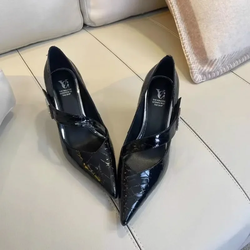 Туфли-лодочки пикантные женские туфли на высоком каблуке 2024 трендовая мода