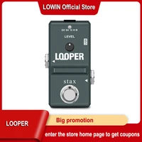 stax ln 332 48k looper electric guitar effect loop pedal 10 minutes of looping unlimited overdubs usb port true bypass