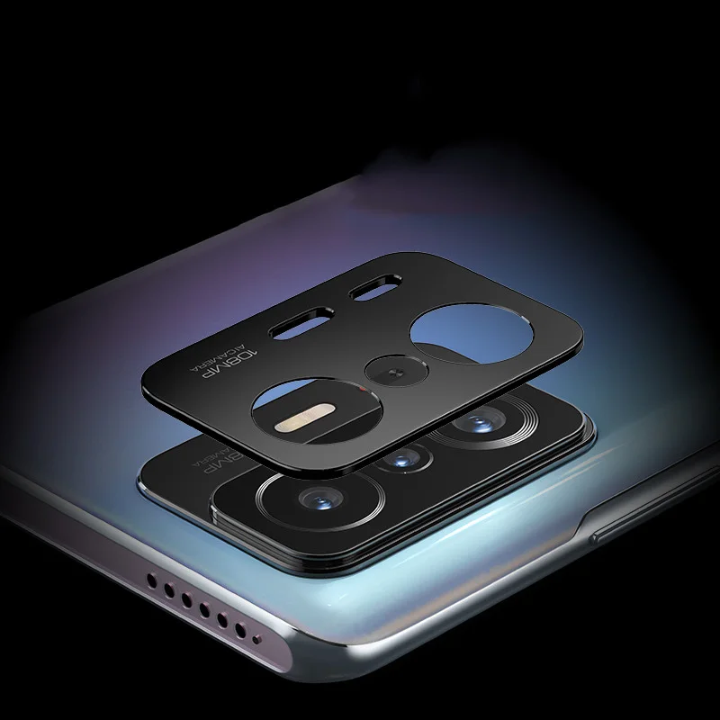 For Xiaomi 11T Pro Back Camera Lens Aluminum Metal Sheet Lens Screen Protector for Xiaomi 11TPro Protective Back Camera Lens
