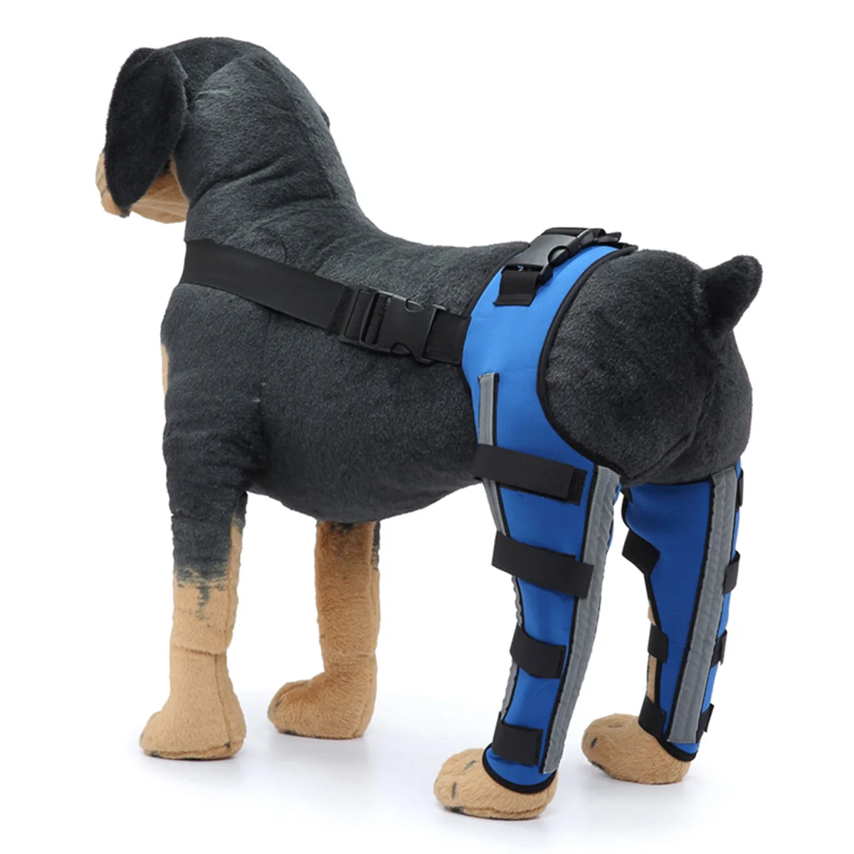 

Dog Leg Braces With Metal Support Reflective Seat Belt Legs Protector Accessories For Arthritis Knee Cap Dislocation Reduce Pain