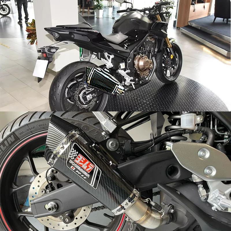 Выхлопной глушитель для мотоцикла Honda DREAMWING CB500F 51 мм с дБ 252R R25 Z400 Z900 MT07 MT09 ninja650 Z750