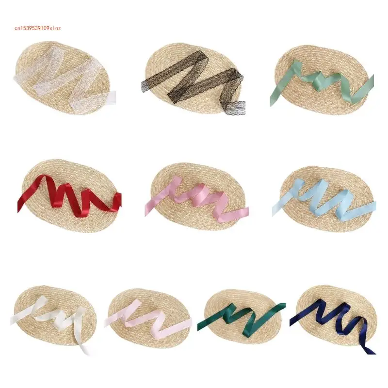 

Summer Resort Style Sun Cap Handwoven Straw Hat Women Fashion Photography Hat