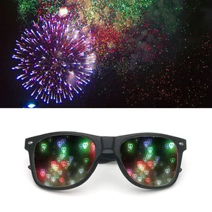 2022 New Display Laser Shows Rainbow Grating Eyewear 3D Prism Raves Sunglasses For Fireworks  Sungla