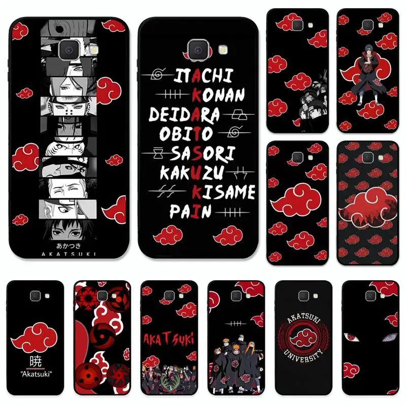 

Bandai Anime Naruto Akatsuki Cloud Phone Case for Samsung J8 J7 Core Dou J6 J4 plus J5 J2 Prime A21 A10s A8 A02 cover