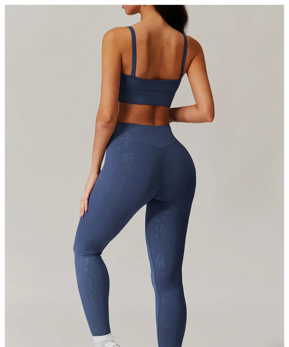 Женская быстросохнущая одежда для йоги с логотипом на заказ спортивный