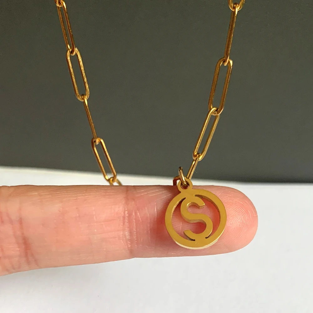 Ожерелье с буквами аниме и подвеской для мужчин женщин