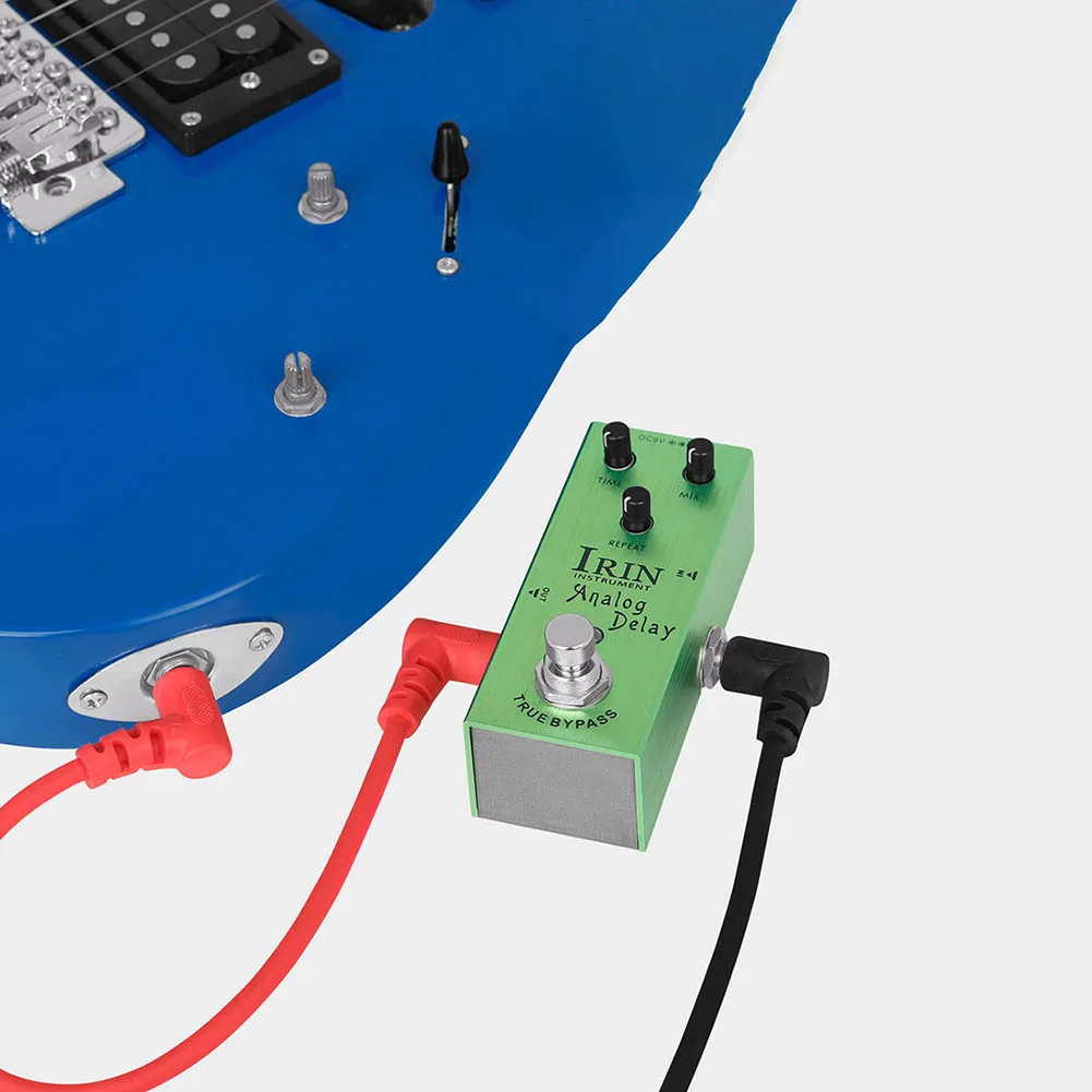 

Guitar IRIN Effect Pedal IRIN Overdrive Pedal Portable Vintage 9.2*4.6*4.3cm ABS All-metal Shell Compressor Delay