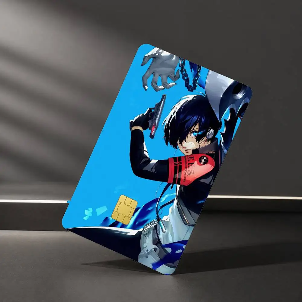Фото Водонепроницаемые наклейки-пленки Aegis P3 Game Persona 3 для кредитных и дебетовых карт №2