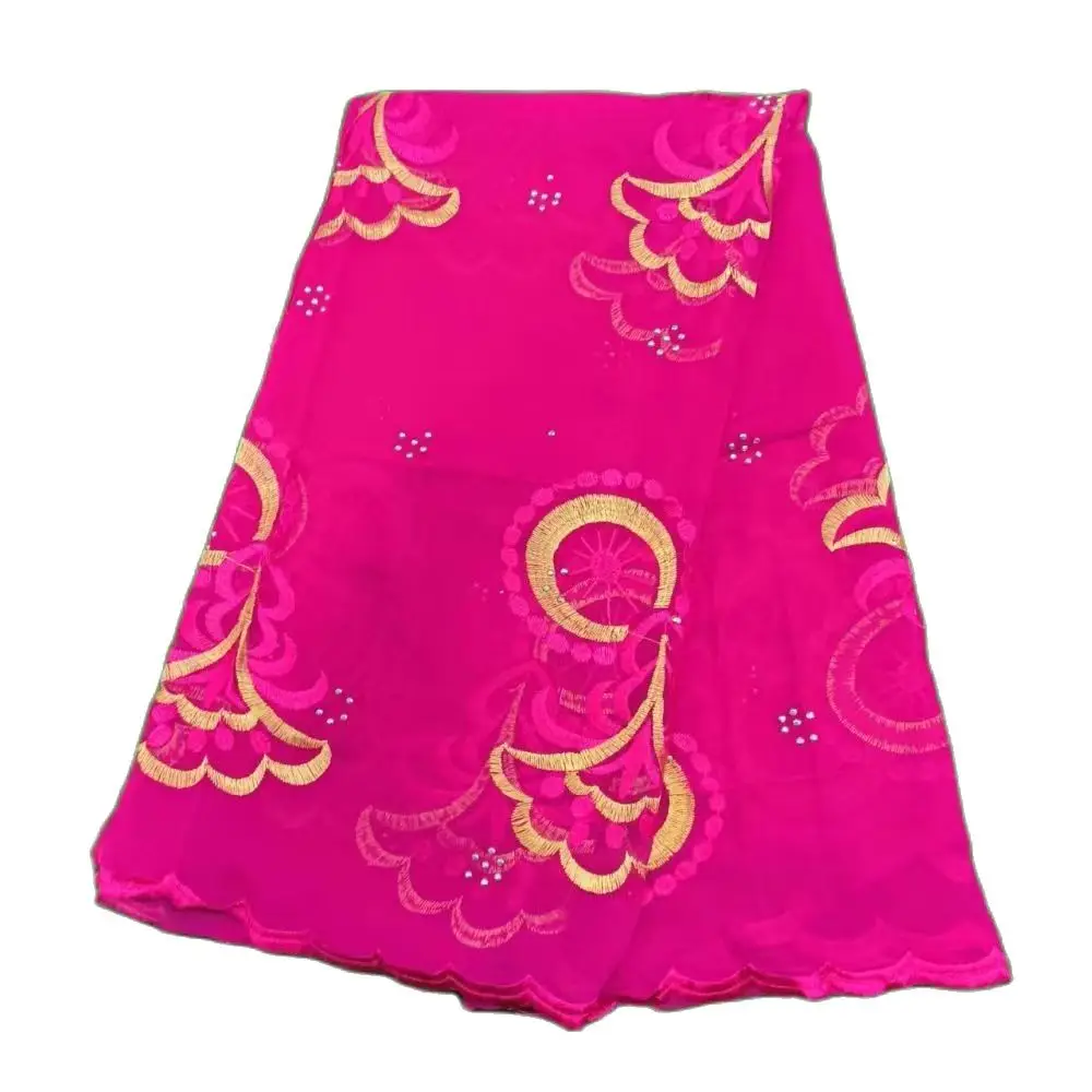 Latest African Muslin Islamic Hijab Dubai Embroidery Scarf kashkha dubai scarf muslim african shawls cotton good quality designs