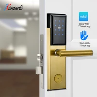 ttlock electronic door lock bluetooth smart digital keypad code keyless door lock password keyless door lock electronic