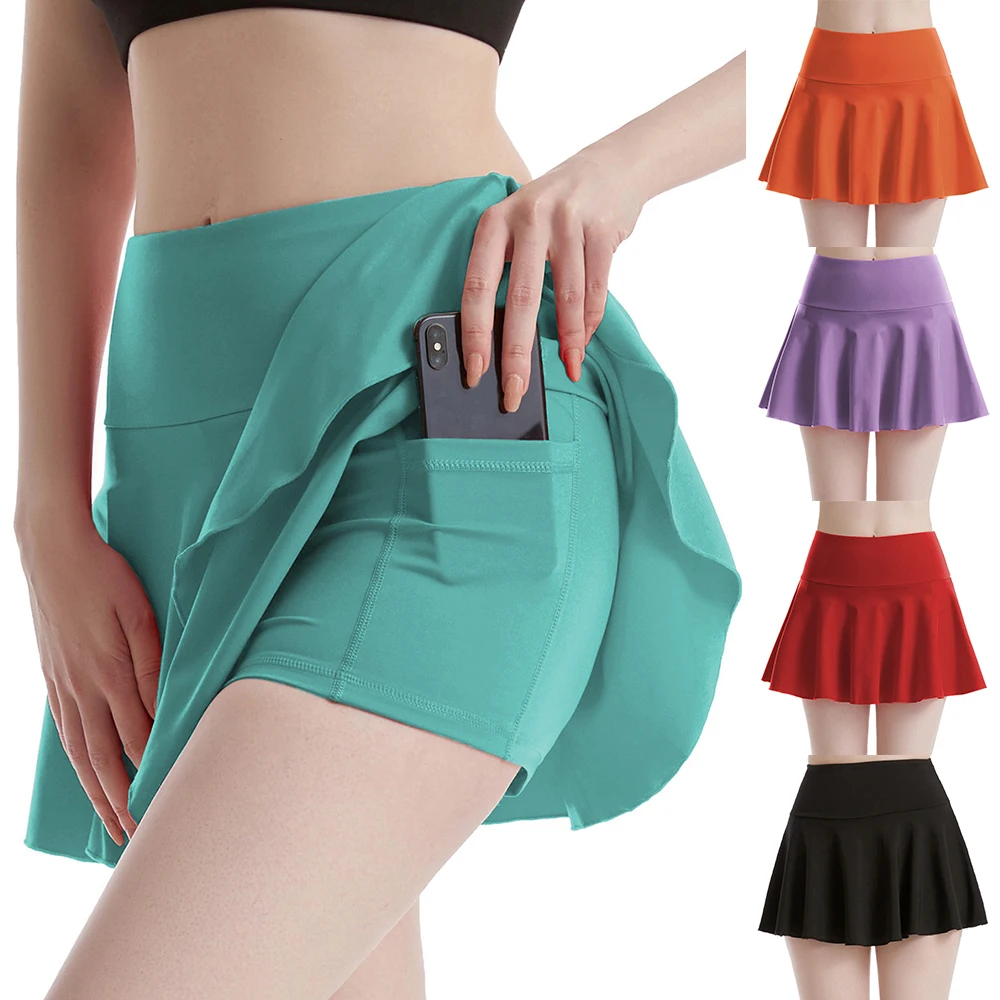 

Drop Tennis Female Shorts Pleated Skirt Breathable Golf Wear Summer Women Yoga Sport Fitness Outdoor Jogging Dance Gym Skirts