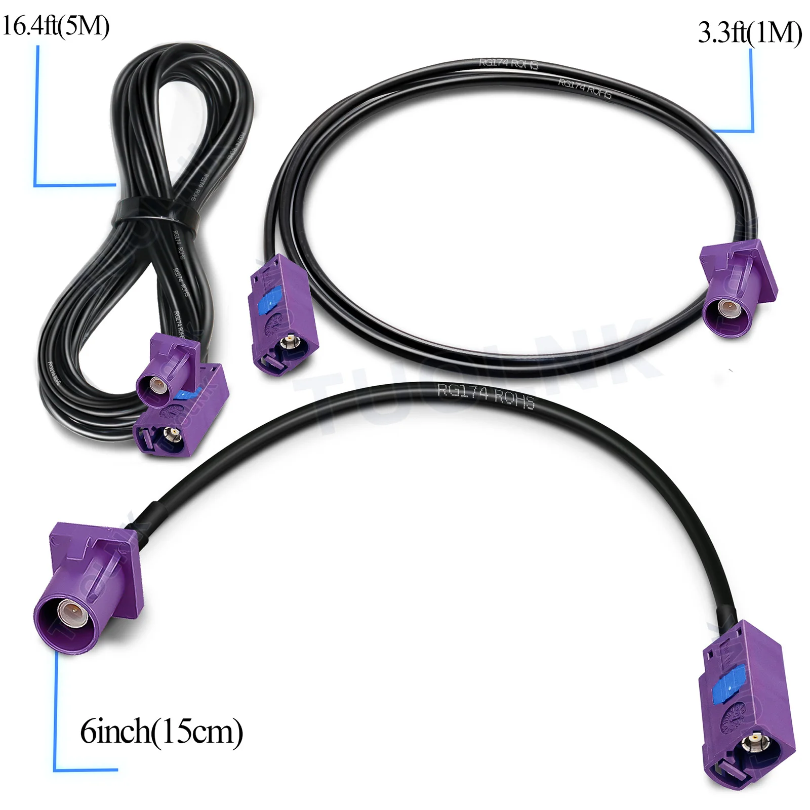 Кабель Fakra D RG174