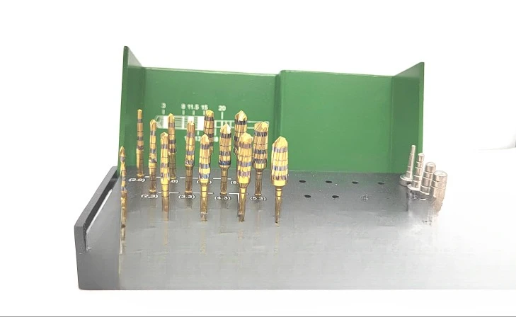 Набор бит для имплантации зубов Denton Aozentai экструзии костей 17 моделей Бур ротовой