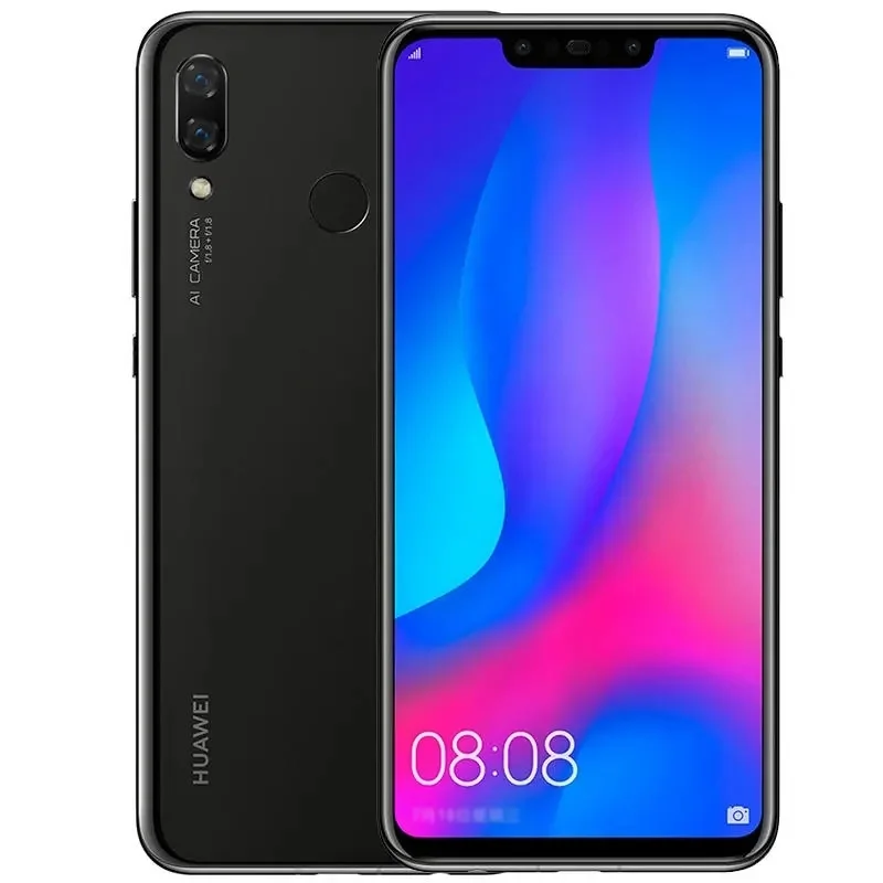 

Huawei Nova 3 смартфон 6 ГБ ОЗУ 128 Гб ПЗУ 6,3 дюйма Android 7,0 Восьмиядерный Kirin 970 24MP AI двойная камера отпечаток пальца мобильный телефон