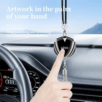 2022 new 3d metal car rear view mirror decoration hanging pendant accessories for mercedes benz amg w205 w204 w212 w211 w213 cla