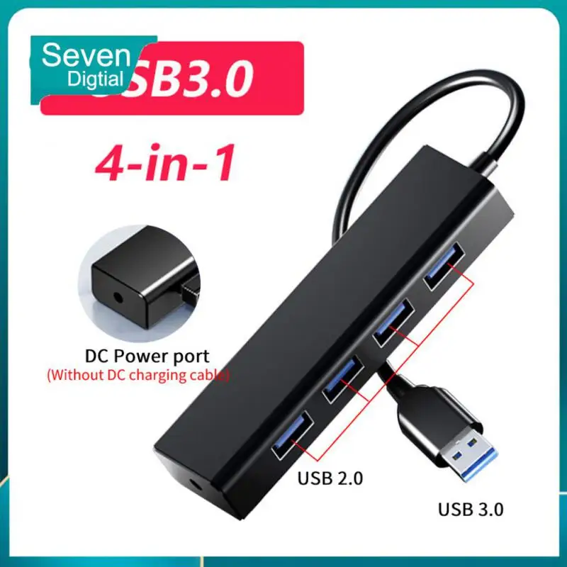 

Portable High-speed Multi-splitter Adapter Otg Usb Hub 4-in-1 Expander For Pc Computer Accessories 480mbps Usb Multiport Hub