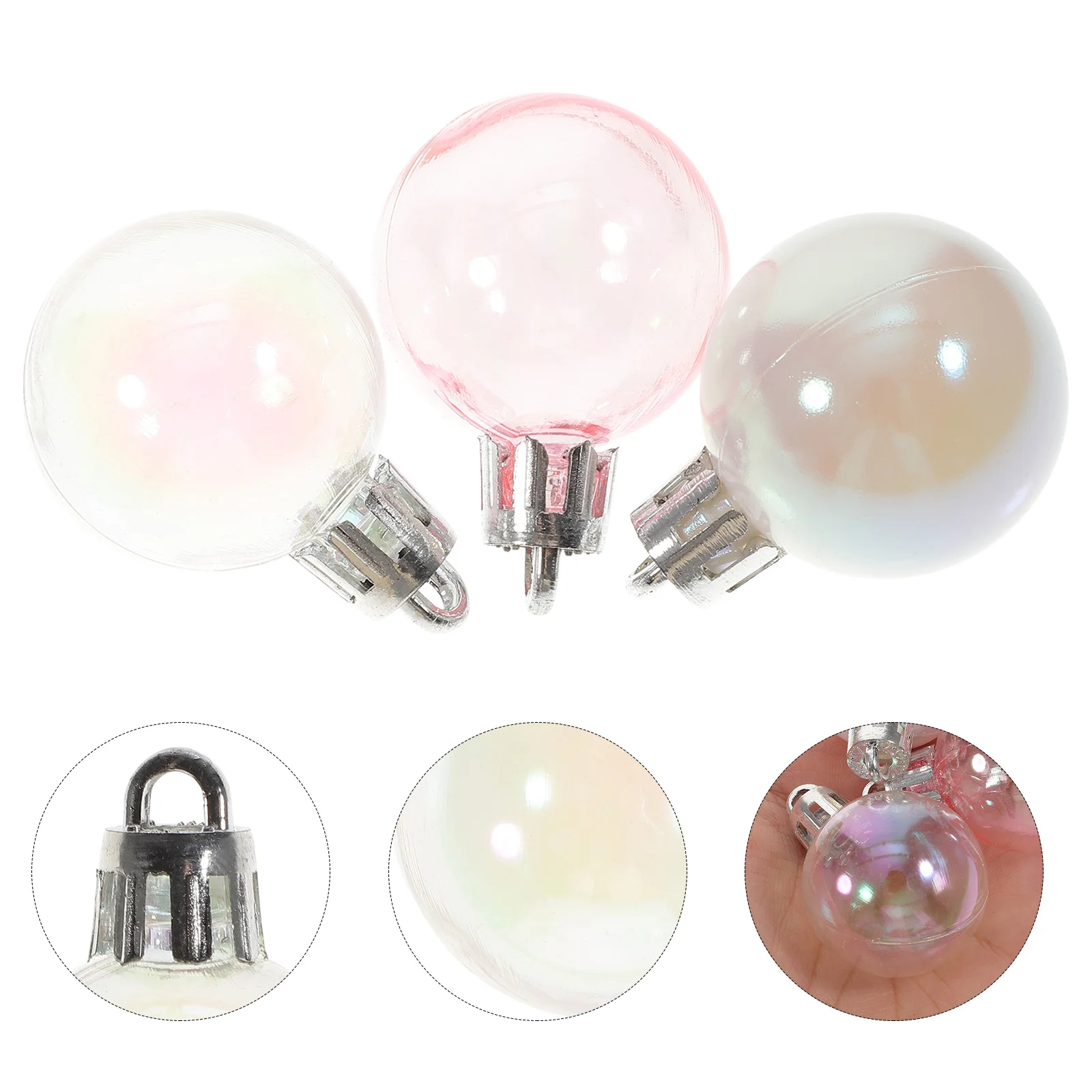 

30Pcs Plastic Bulb Decor Hanging Bulb Decor Birthday Bulb Decor