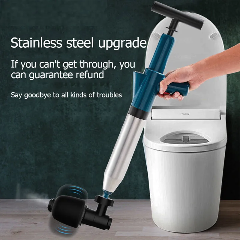 

Drain Opener High Pressure Pump Cleaner Dredge Toilet Plungers Air Gun Blaster Sink Pipe Uncover Remover Pipe Bath Dredging Pump