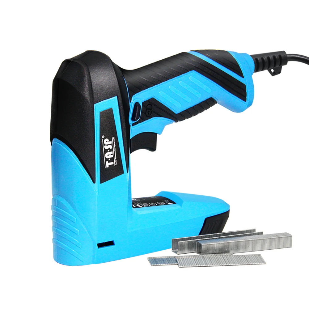230V 2 in 1 Electric Staple Gun Construction Stapler Nail Tacker for Diyer Home Owners Upholstery Renovation Power Tools