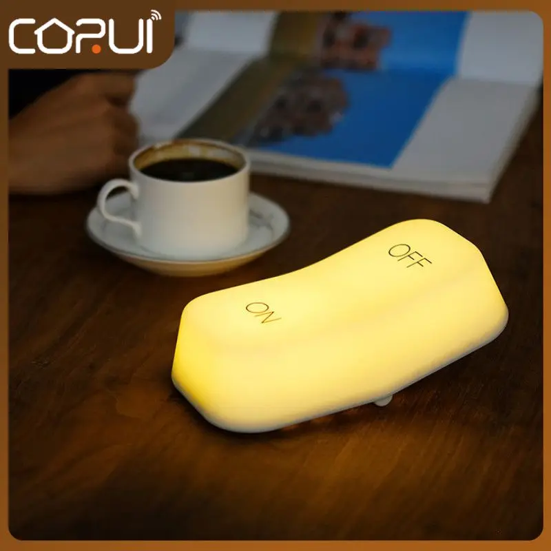 

Creative gravity sensor switch night light bedroom children USB charging bedside atmosphere lamp student creative table lamp