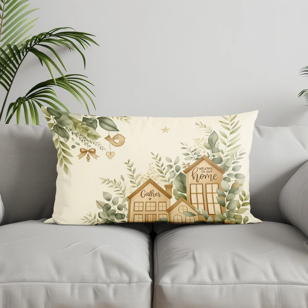 

Велюровая наволочка Home Sweet Home
