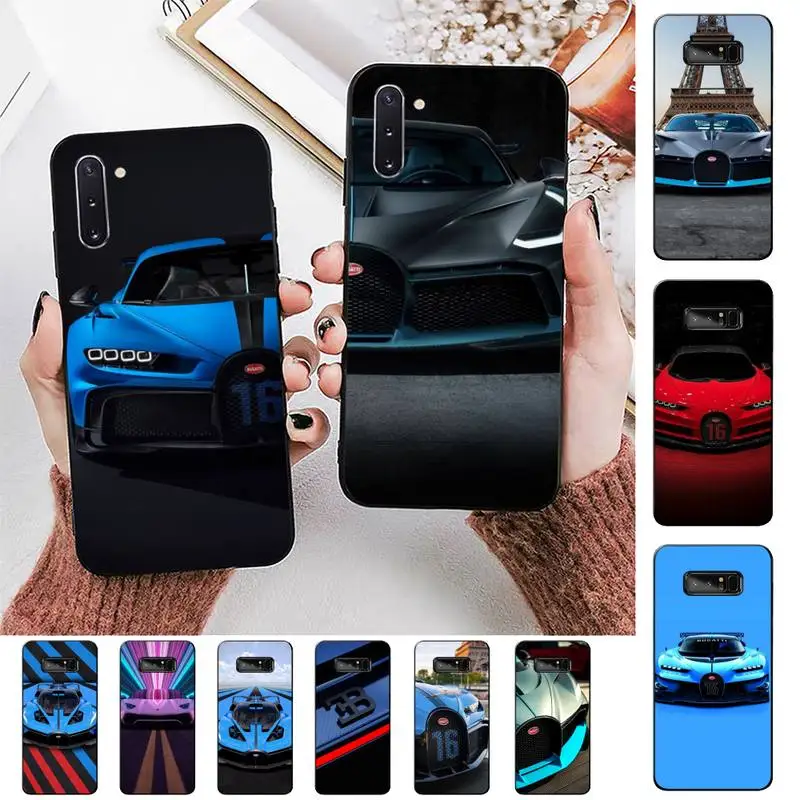 

Chenel sports car Bugatti Logo Phone Case for Samsung Note 5 7 8 9 10 20 pro plus lite ultra A21 12 72