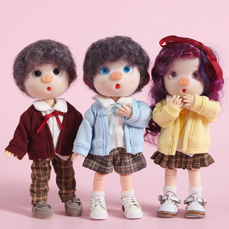 

Ob11 Clothing Accessories School Uniform Set 12 Points BJD Clothing Meijie Pig GSC Piccardo Molly Baby Clothes