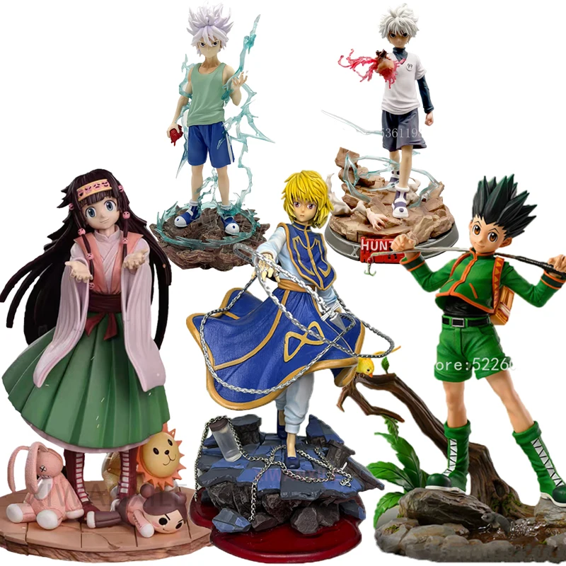 Alluka Zoldyck/kurapika Action Figure Gon Freecss & Killua Zoldyck Figurine Model Doll Toys