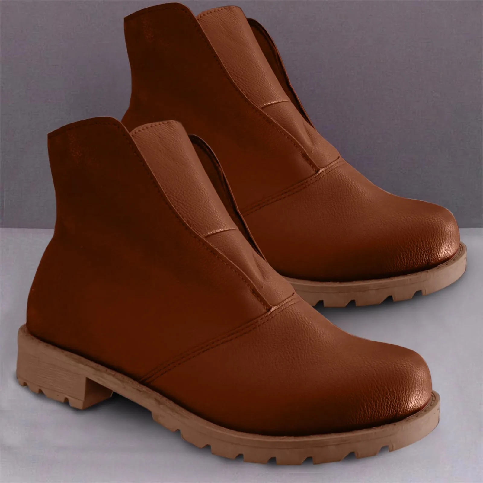 

Toe Boots Women's Autumn High Heeled Womens Snow Boots with Zipper Women Boots Low Heel for Winter Womens Lace up Boots Heel