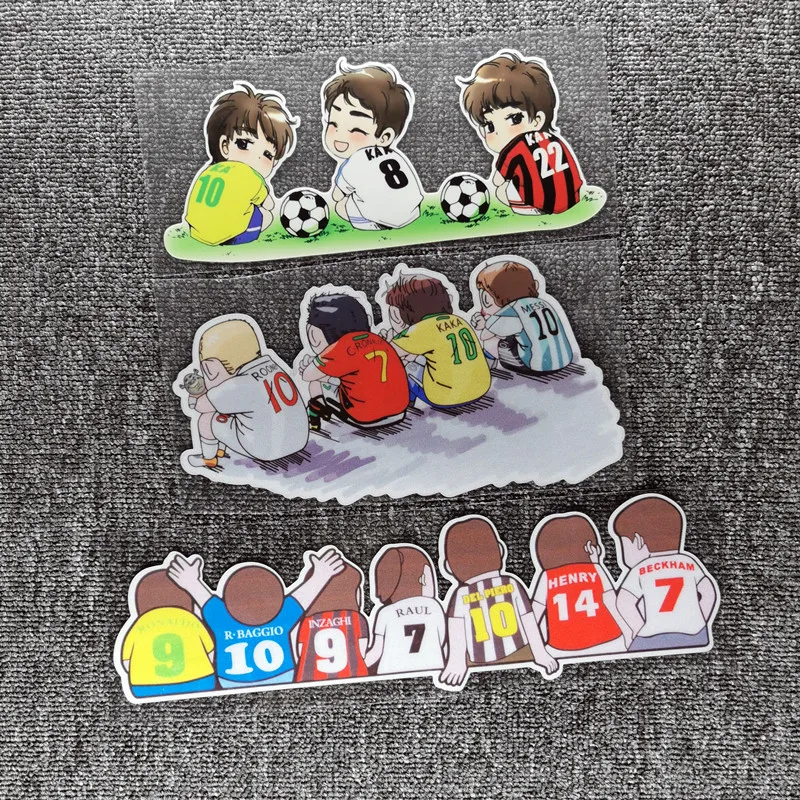 Автомобильные наклейки Месси Rooney Kaka Генри персонаж мультфильма светоотражающее