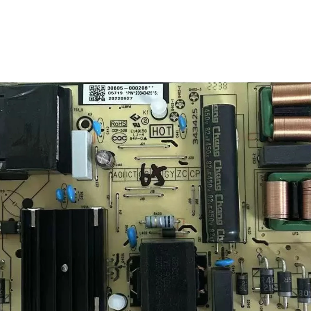 65V8E 65V6E 65P11 плата питания 40-L117CW2-PWC1ZG 11601- 500064 30805 ...