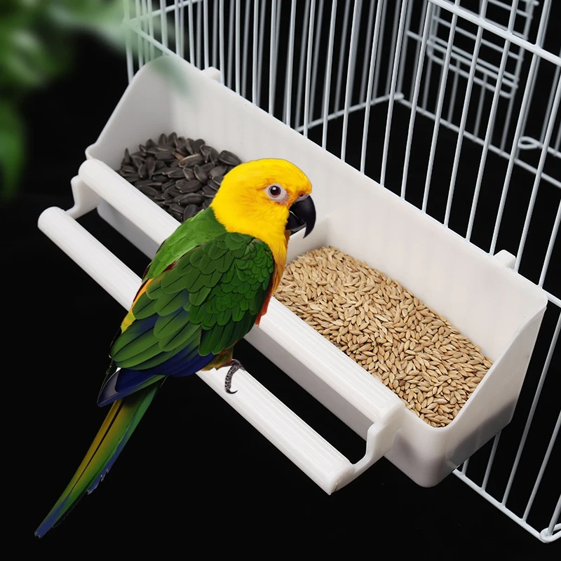 Parrot Pet Aviary Hanging Stand Drinker Box Container
