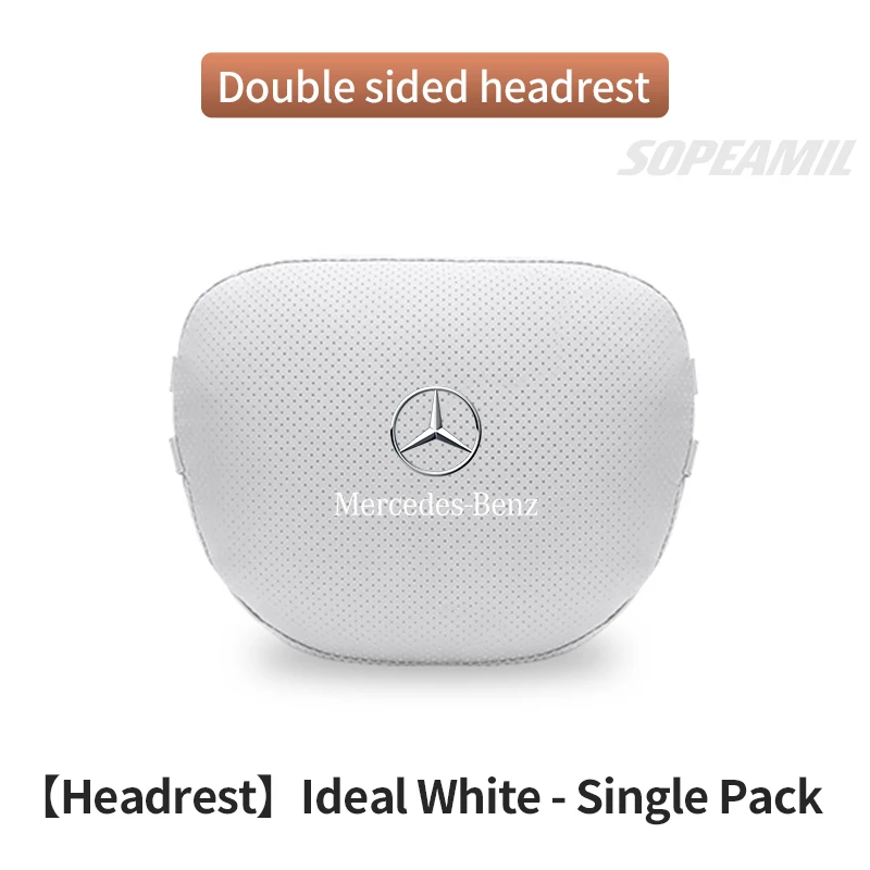 

Для Mercedes Benz A C E V S Class CLA CLS GLA GLC GLK GLS SLK ML Vito Подголовник автомобиля Мягкая подушка для шеи Подушка для сиденья Поперековая подушка Поддержка