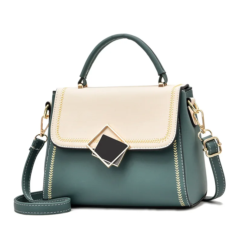 

Hot Selling Elegant Handbag Women 2022 New Color Matching Fashion All-match Women One-shoulder Messenger Small Square Bag Women