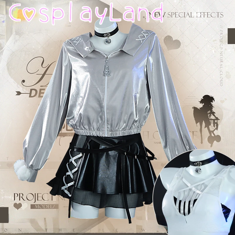 

Game Girls Frontline Project Neural Cloud Florence PA15 Cosplay Costume Valentine's Day Dress Suit Halloween Carnival Uniforms