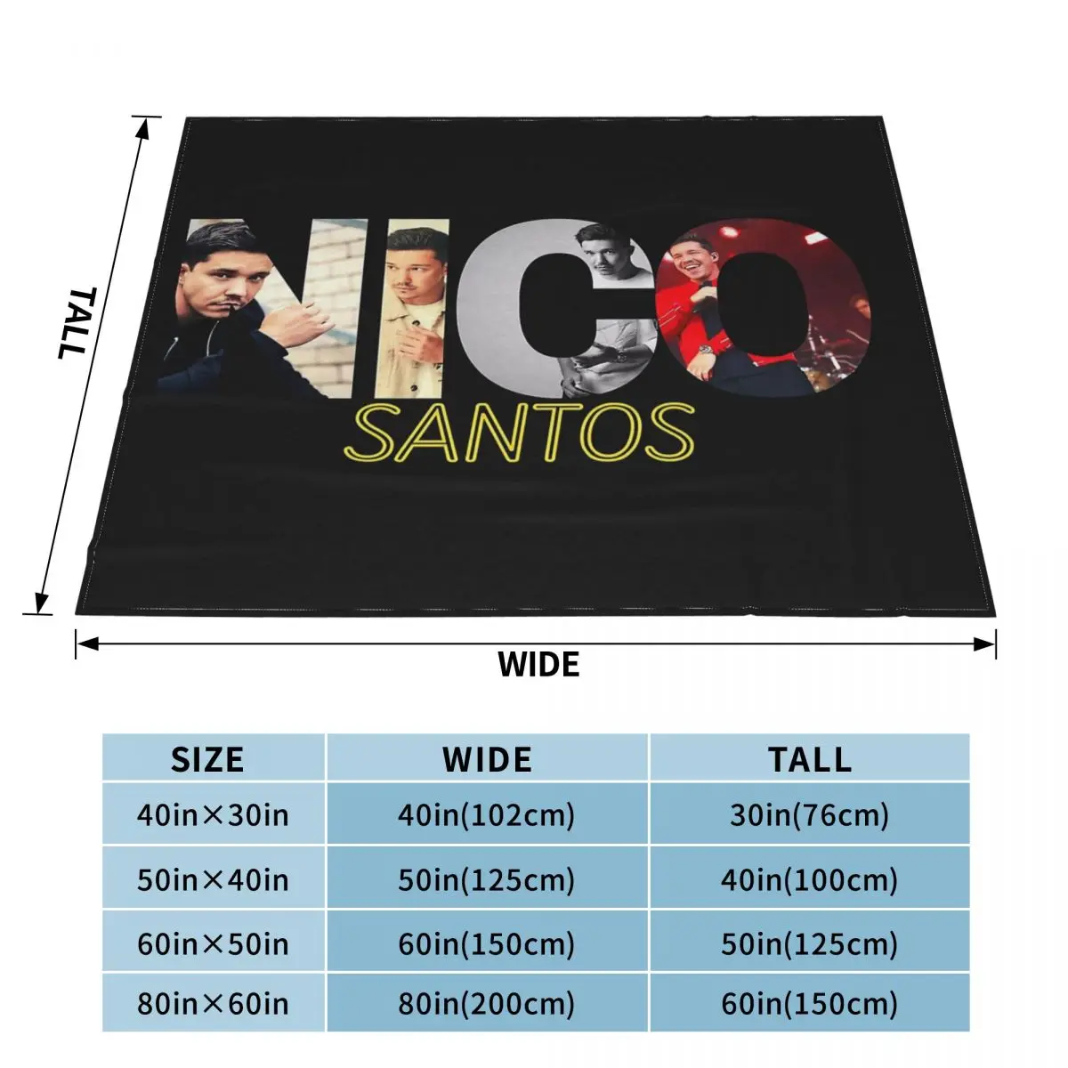 Nico Santos 2024 ультра-мягкое Флисовое одеяло