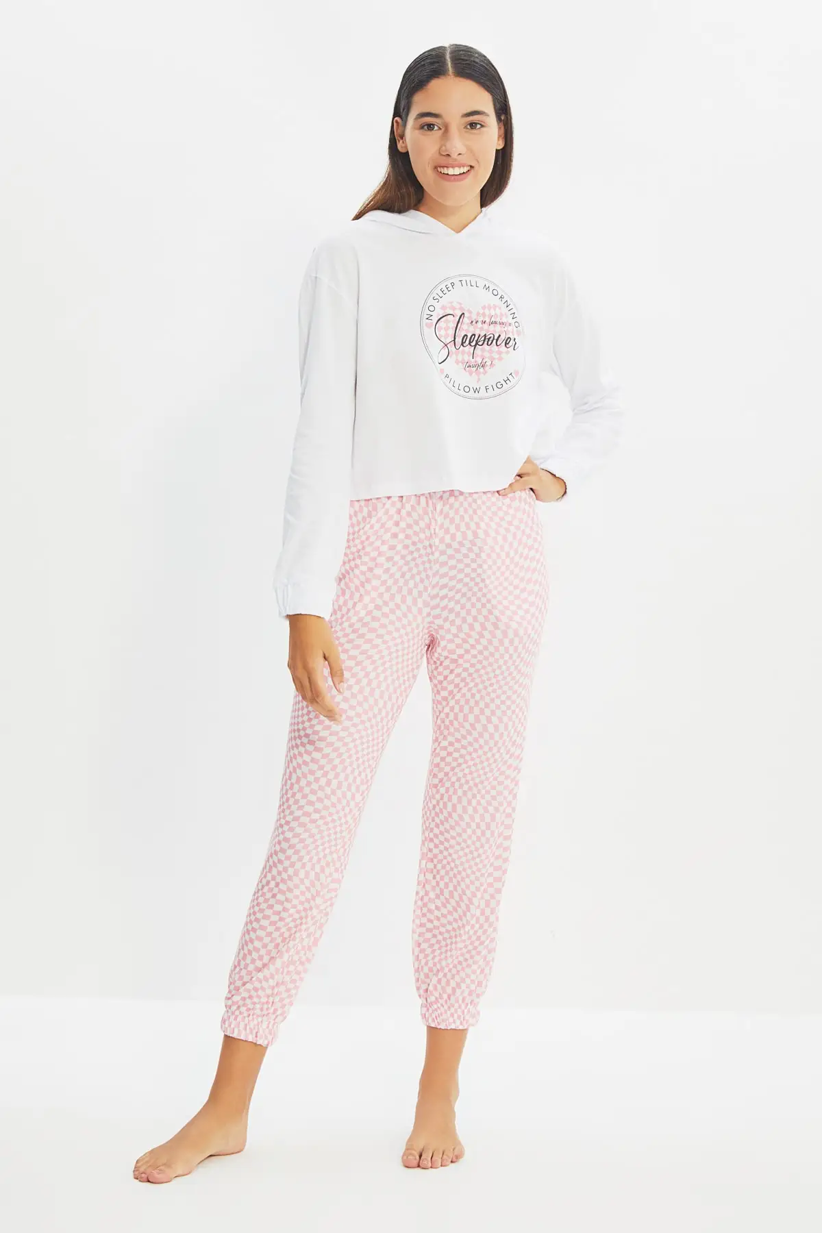 

Trendyol Printed Knitted Pajamas Set THMAW22PT0317