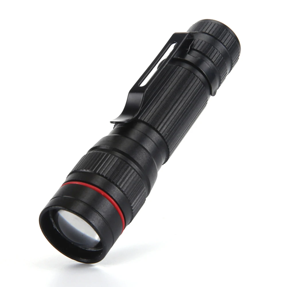 

XPE LED Flashlight USB Rechargeable Ultra Bright Torch Lamp Powerful Camping Light Waterproof Zoomable Built-In 600mAh Battery