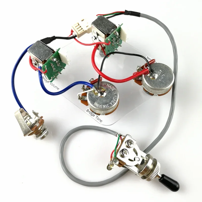 1 комплект стандартных звукоснимателей для электрогитары ProBucker Alnico Zebra Humbucker с