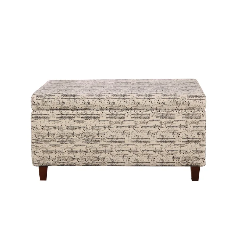 

Symphony Patterned Deep Storage Ottoman Bench