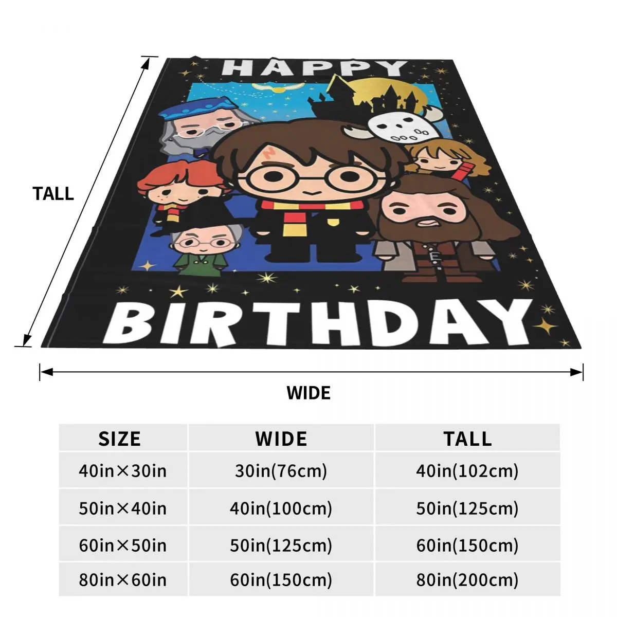 Мягкое одеяло Harrys Potters плюшевое для кемпинга диван с принтом стул фланелевое