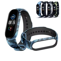 for xiaomi mi band 7 miband7 camouflage strap summer cool sports bracelet silicone replacement belt for mi band7 xiaomi band 7