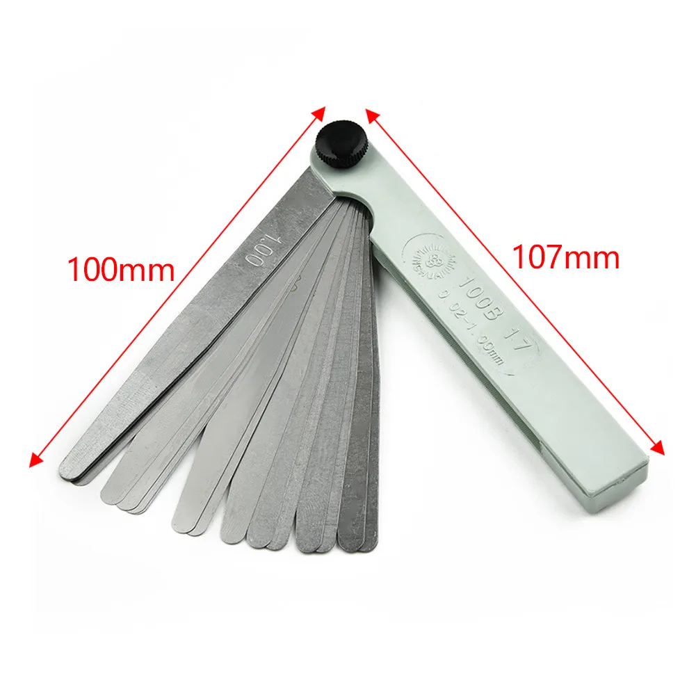 

Motorcycle Feeler Gauge Measuring 10cm Silver Measurement Range: 0.05-1.00mm