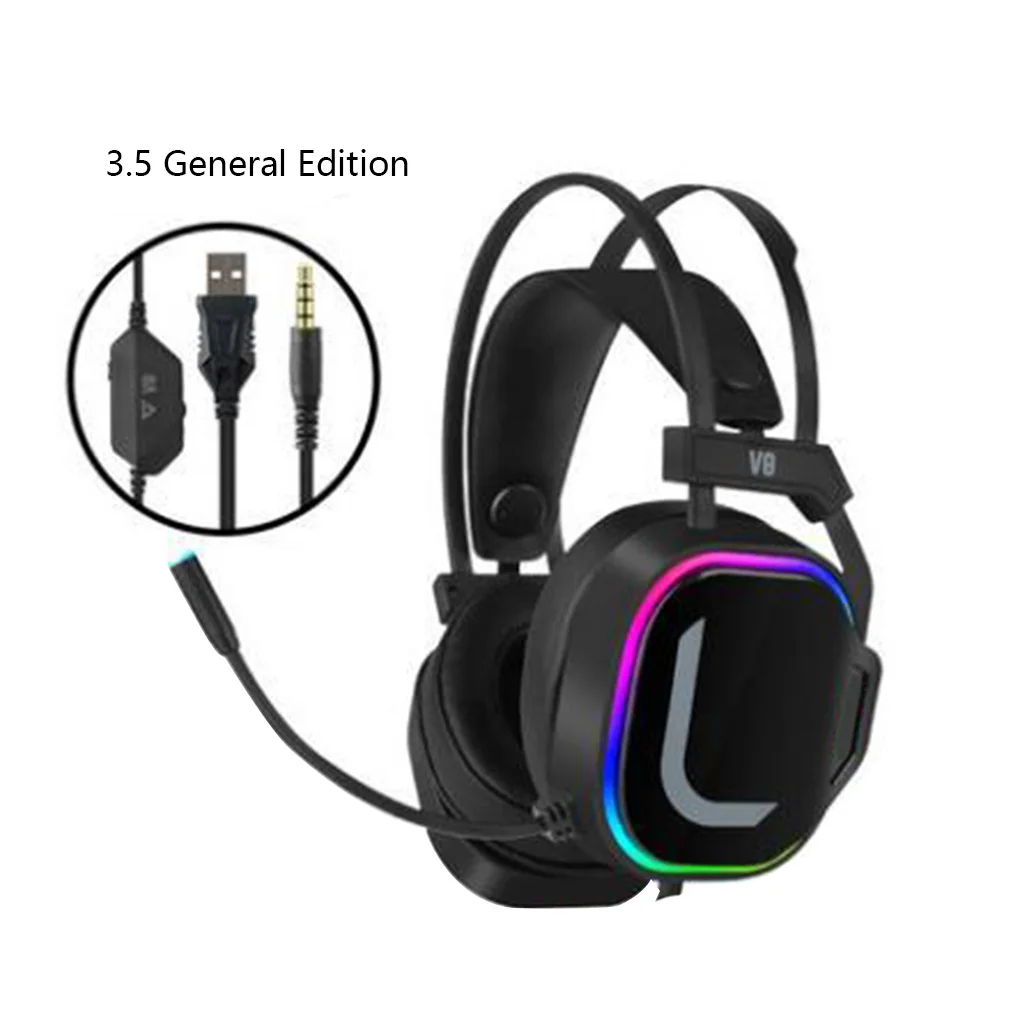 

Проводные Игровые наушники USB, наушники для ноутбука, компьютерные геймерские стереонаушники с микрофоном