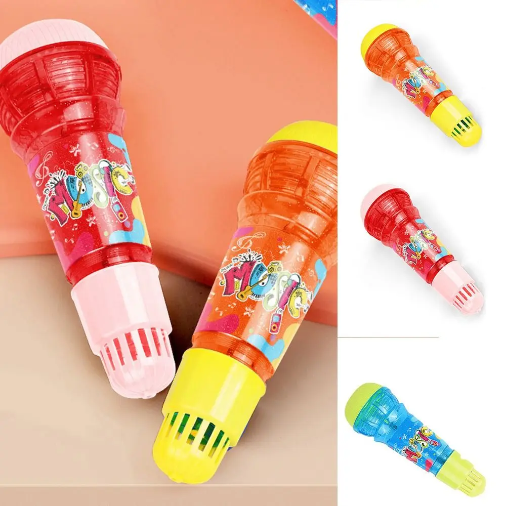 

Large Size Kids Echo Microphone Novelty Physical Echo Plastic Singing Song Toy Music Instrument Toys Language Talent