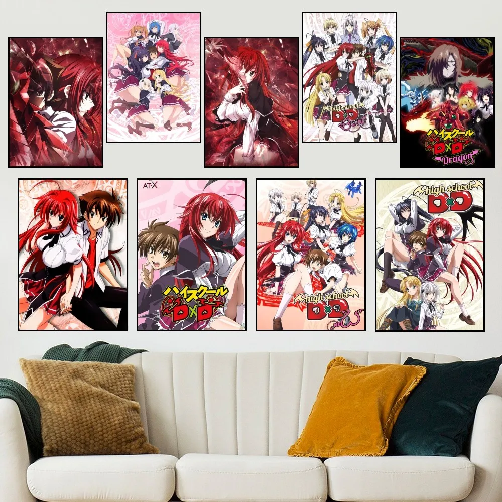 

Anime High School D X D Poster Prints Wall Painting Bedroom Living Room Decoration Office Home