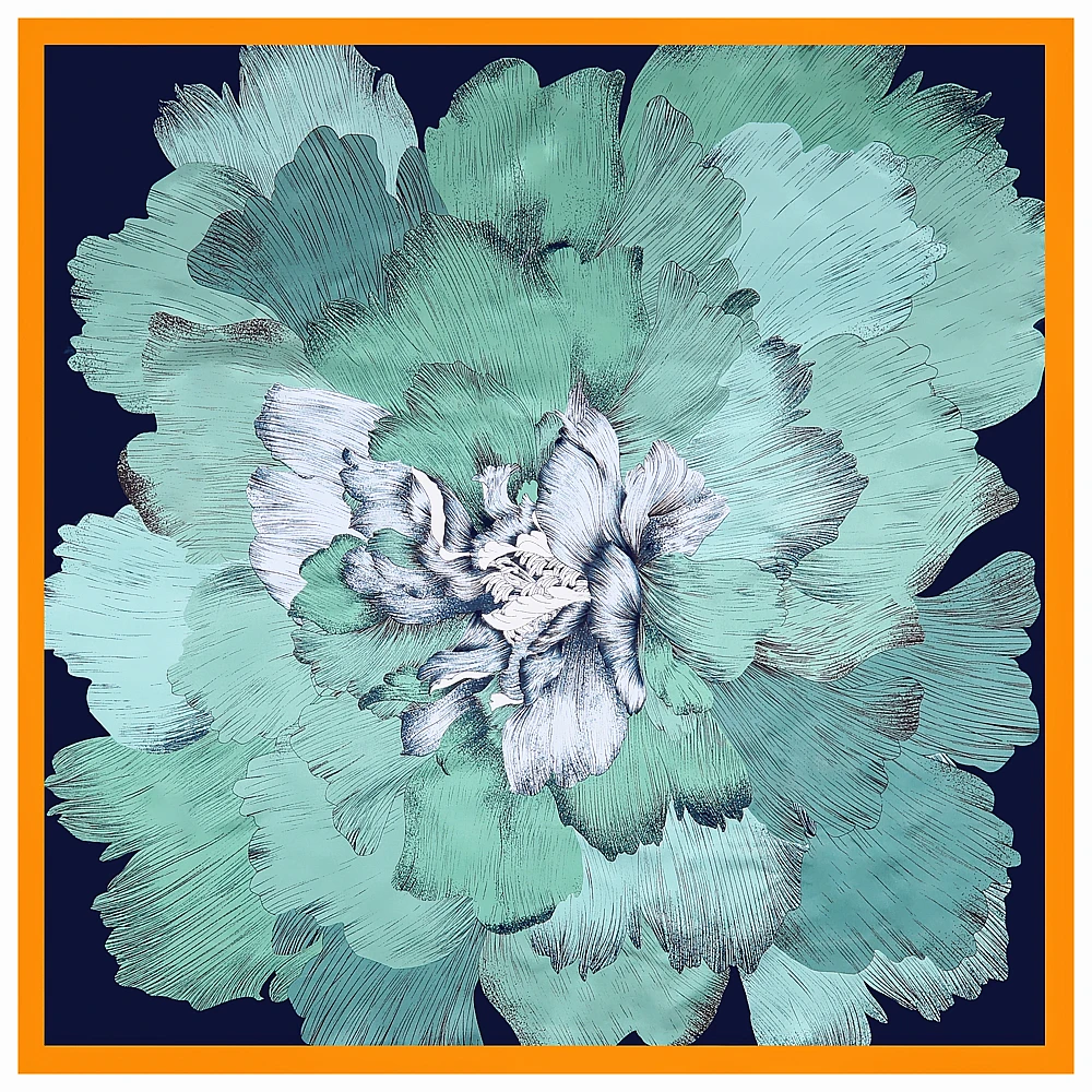 Новый европейский пасторальный стиль 90 см однотонный Ретро Цветочный