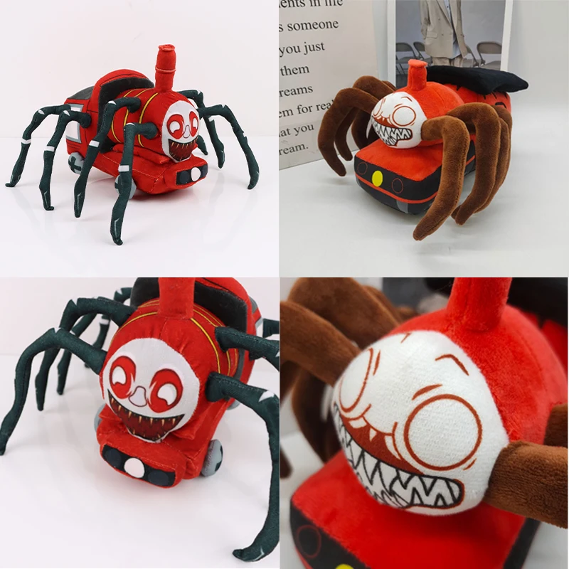 

Horror Game Choo-Choo Charles Plush Toy Soft Spider Stuffed Doll Horrible Charles Train Cartoon Spider Plushies Gifts For Kids