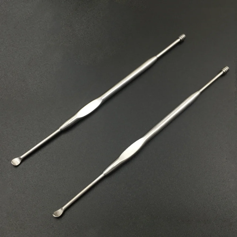 Спиральный инструмент для удаления ушной серы из нержавеющей стали кюретка