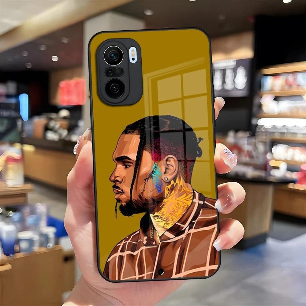 Чехол Chris Brown Breezy для телефона Redmi 13 12 13c 12c Note Pro Plus 11 10 12s 11s чехол из закаленного